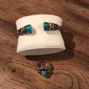 Ring and bracelet set by Elyssa